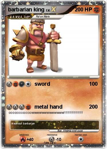 Pokemon barbarian king