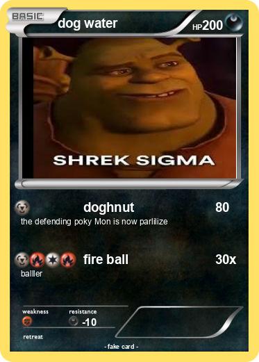 Pokemon dog water