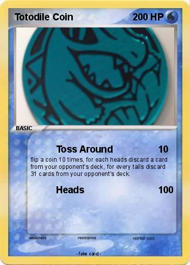 Pokemon Totodile Coin