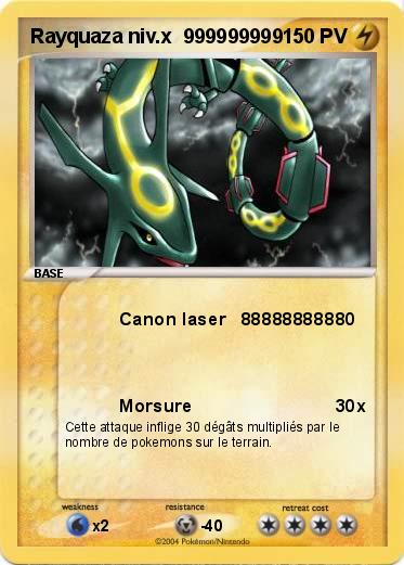 Pokemon Rayquaza niv.x  999999999