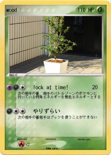 Pokemon wood