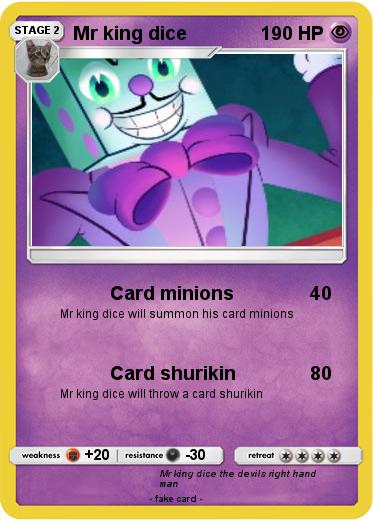 Pokemon Mr king dice