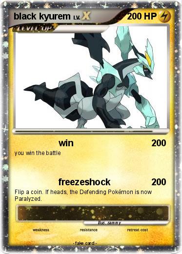 Pokemon black kyurem