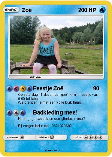 Pokemon Zoë