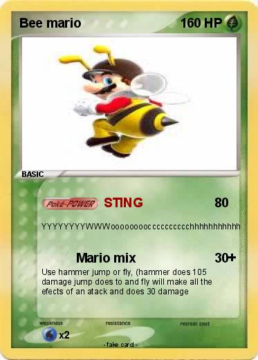 Pokemon Bee mario