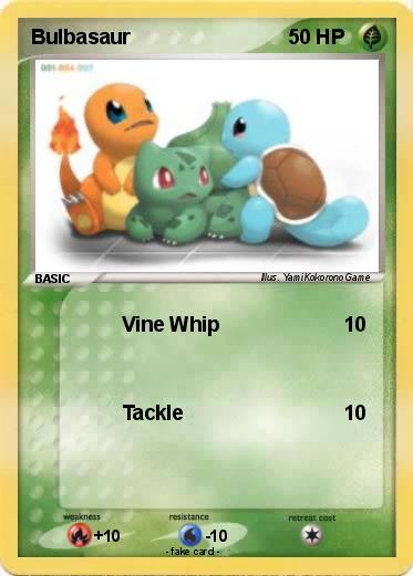 Pokemon Bulbasaur