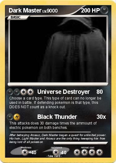 Pokemon Dark Master