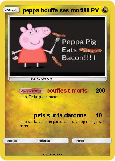 Pokemon peppa bouffe ses morts