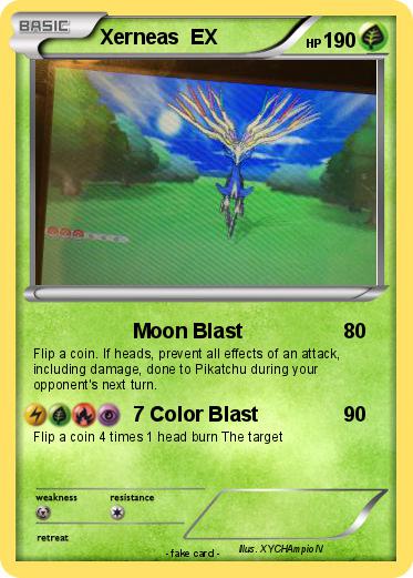 Pokemon Xerneas  EX