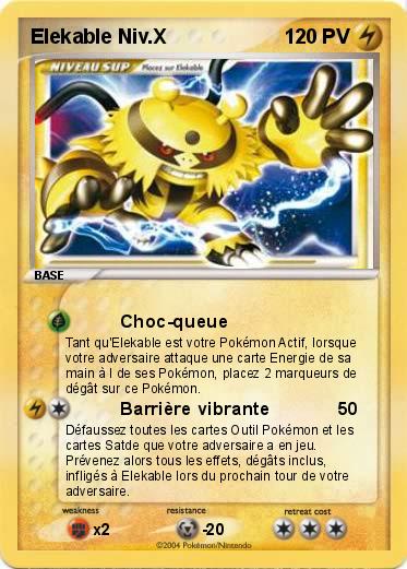 Pokemon Elekable Niv.X