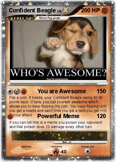 Pokemon Confident Beagle
