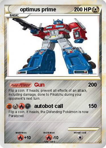Pokemon optimus prime