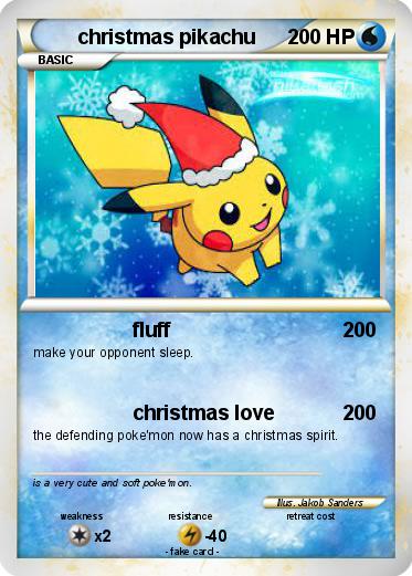 Pokemon christmas pikachu