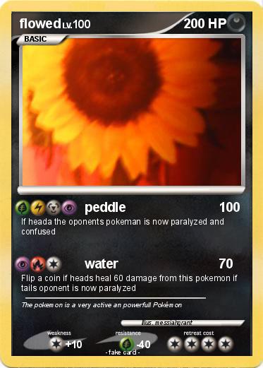 Pokemon flowed