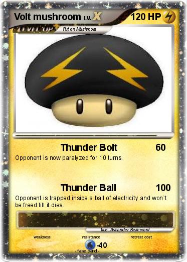 Pokemon Volt mushroom