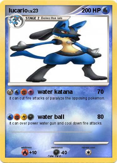 Pokemon lucario