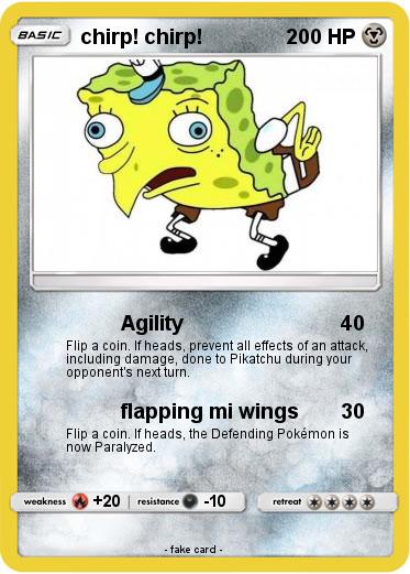 Pokemon chirp! chirp!