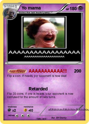 Pokemon Yo mama