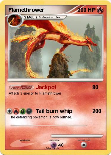 Pokemon Flamethrower
