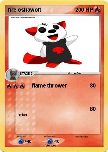 Pokemon fire oshawott