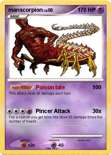 Pokemon manscorpion