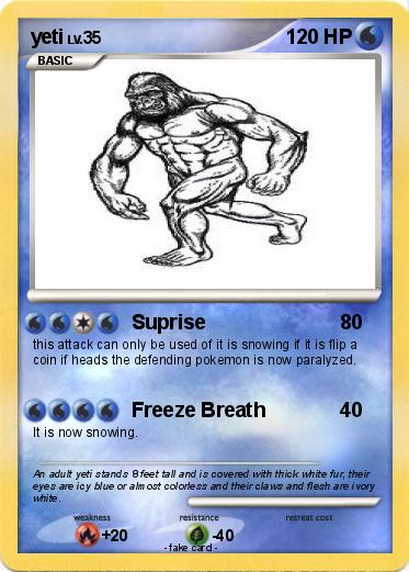 Pokemon yeti