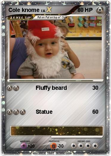 Pokemon Cole knome