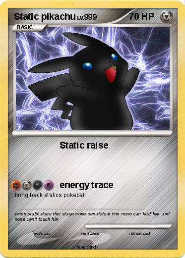 Pokemon Static pikachu