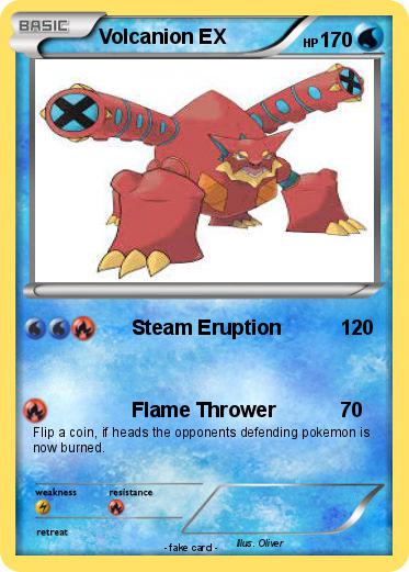Pokemon Volcanion EX