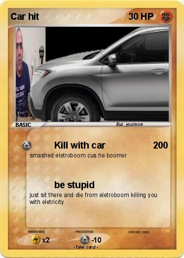 Pokemon Car hit