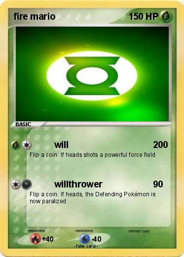 Pokemon fire mario