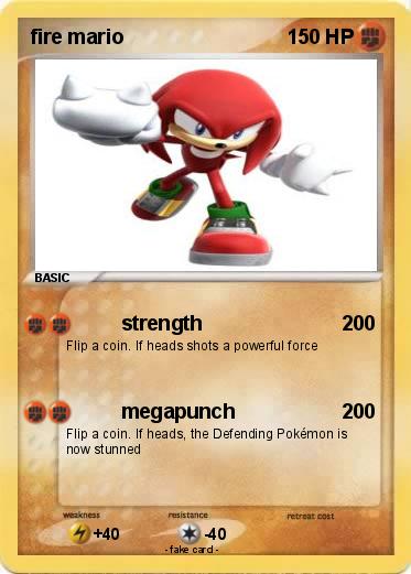 Pokemon fire mario