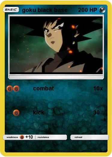 Pokemon goku black base