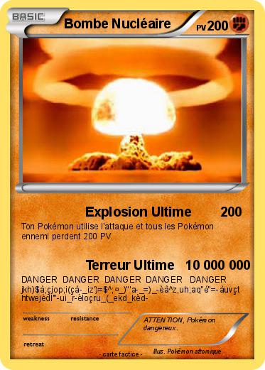 Pokemon Bombe Nucléaire