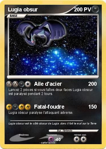 Pokemon Lugia obsur
