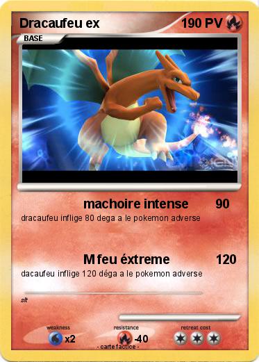 Pokemon Dracaufeu ex