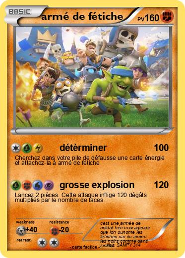 Pokemon armé de fétiche