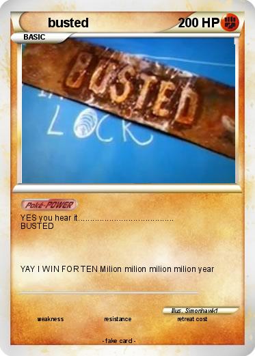 Pokemon busted