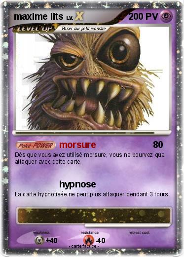 Pokemon maxime lits