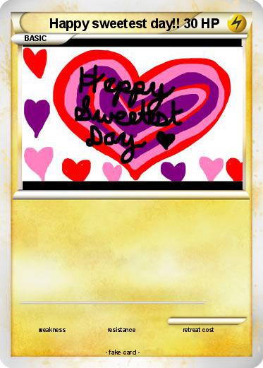 Pokemon Happy sweetest day!!