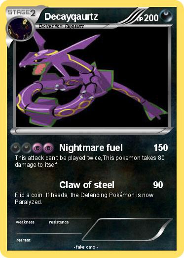 Pokemon Decayqaurtz