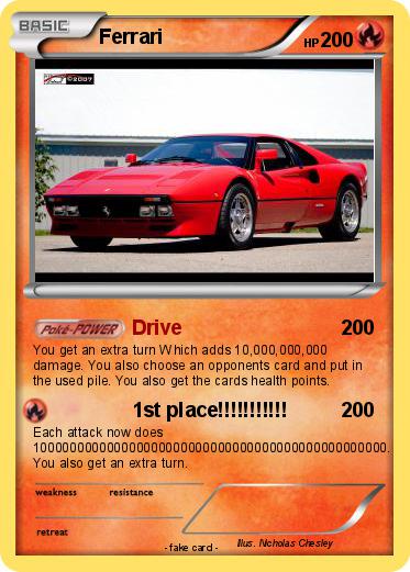 Pokemon Ferrari