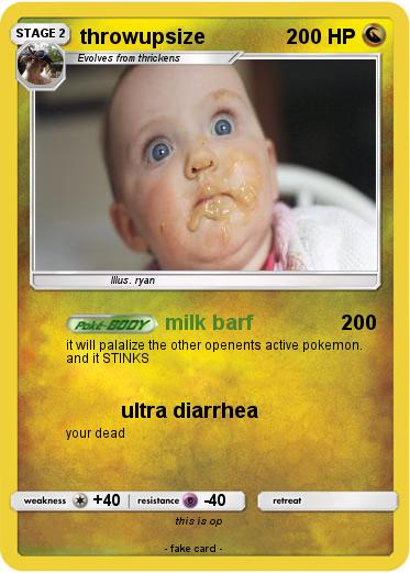 Pokemon throwupsize