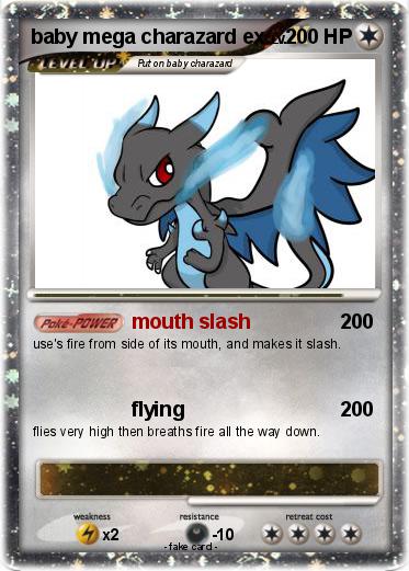 Pokemon baby mega charazard ex