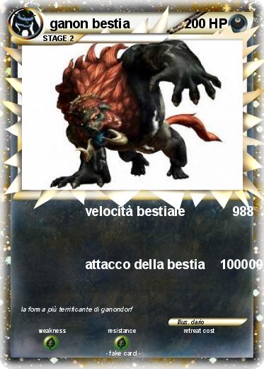 Pokemon ganon bestia
