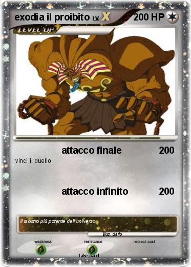Pokemon exodia il proibito
