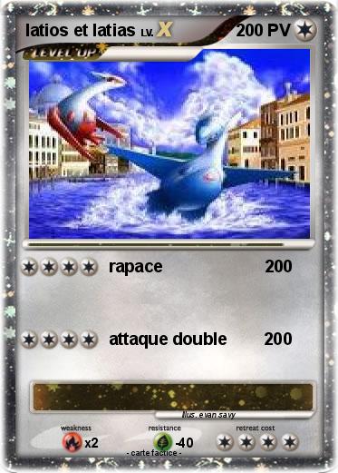 Pokemon latios et latias