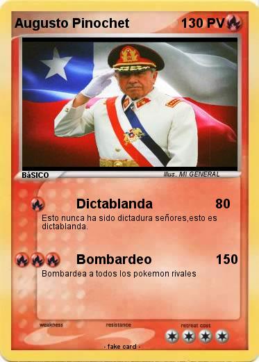Pokemon Augusto Pinochet