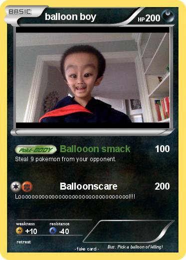 Pokemon balloon boy