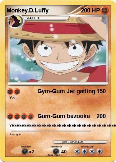 Pokemon Monkey.D.Luffy